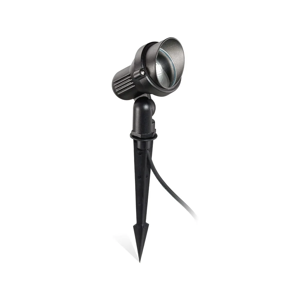 Ideal Lux Faretto da esterno con picchetto TERRA SMALL, IP65, GU10, orientabile
