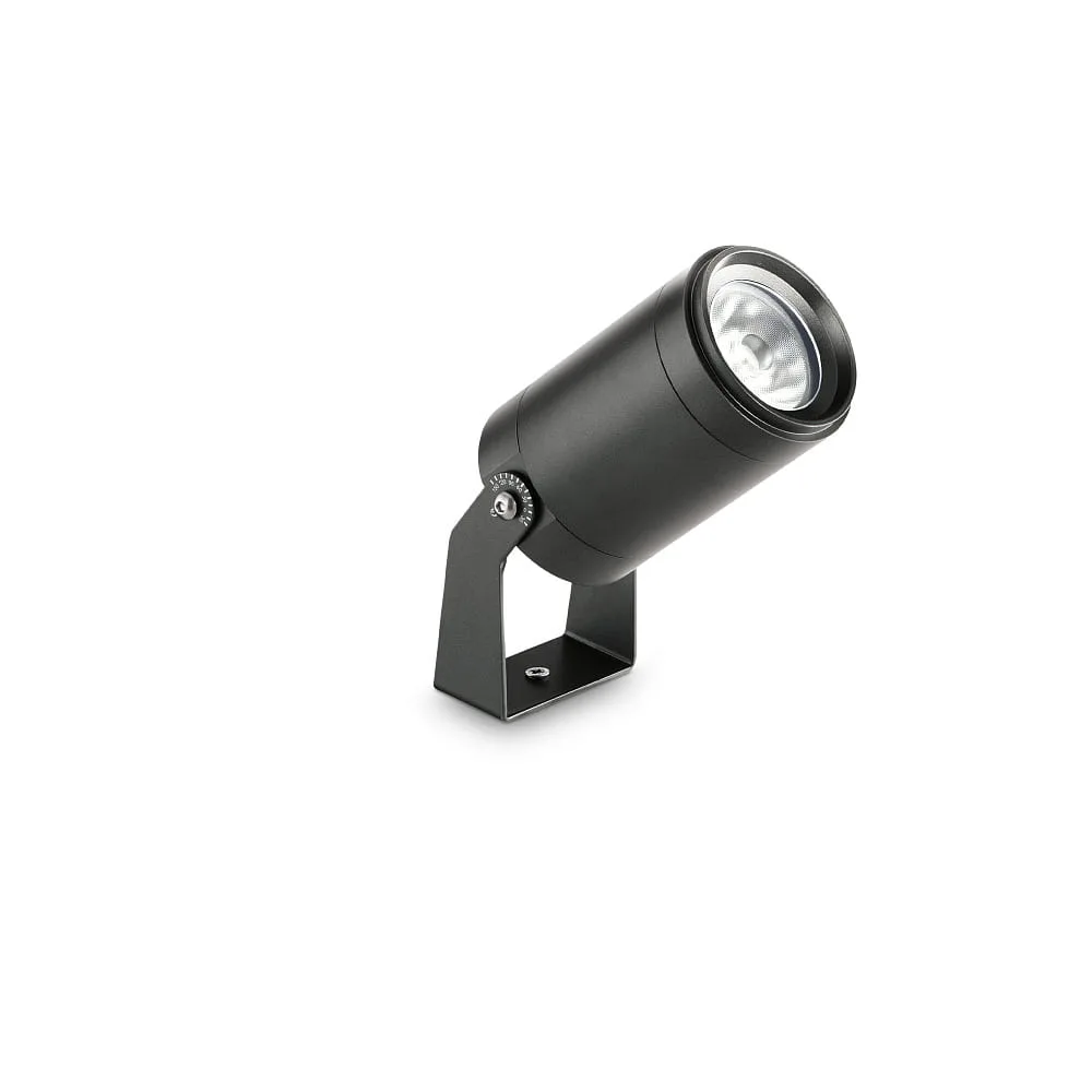 Ideal Lux Spot de sol LED STARLIGHT, IP68, Ø 7.5cm, aluminium, 10W 3000K 850lm, extrémité de câble ouverte