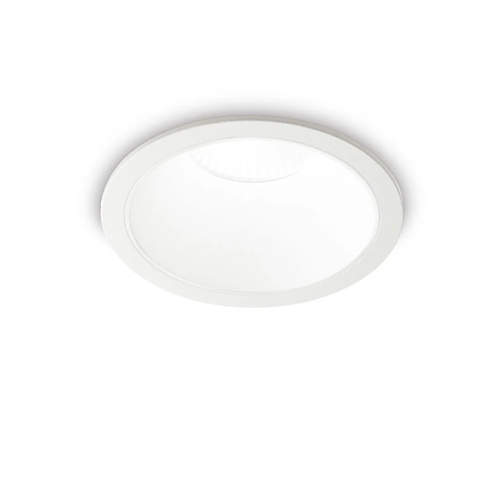 Ideal Lux Ceiling recessed luminaire GAME TRIM ROUND 120MM round, UGR < 19, switchable IP40/IP20, 1790 lm