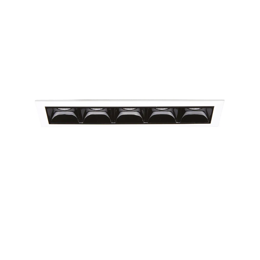[IDEA-267876] Ideal Lux Incasso downlight LIKA FI TRIM D14 5 fiamme, on/off, con bordo, UGR < 16 IP20