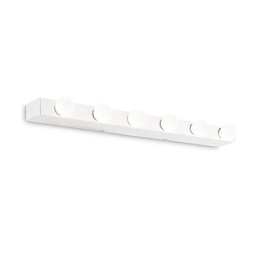 [IDEA-159423] Ideal Lux Mirror luminaire PRIVÈ, IP20, 6 flames, width 60.5cm, E14 8∕ 4
