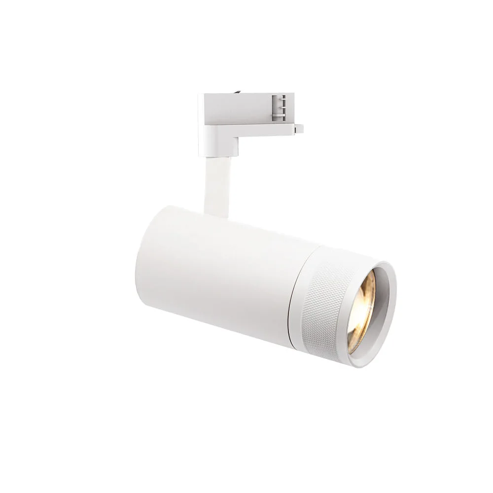 [IDEA-286594] Ideal Lux 3-phase spot EOS 15W ON-OFF cylindrical, adjustable, on/off IP20, 3000 K, white matt