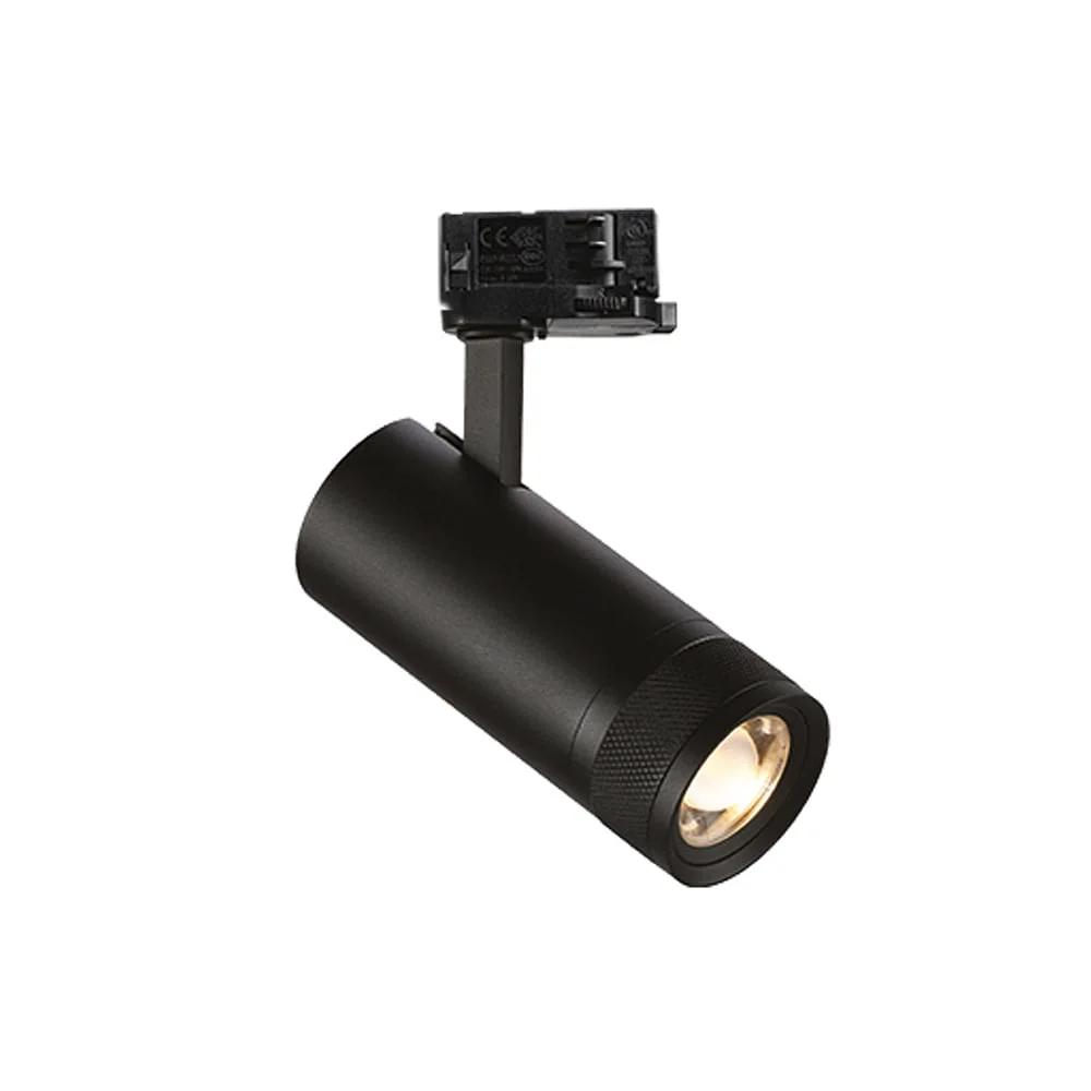 [IDEA-322087] Ideal Lux 3-phase spot EOS 15W ON-OFF cylindrical, adjustable, on/off IP20, 4000 K, black matt