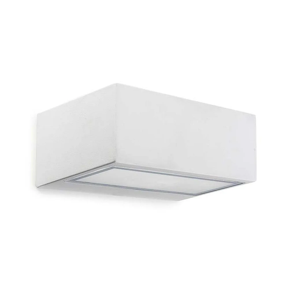 LEDS C4 Applique d'extérieur NEMESIS LED - 7x17CM haut / bas, petit, commutable IP65 – blanc