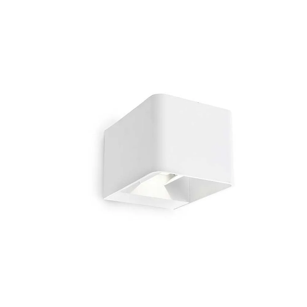 [LEDS-05-9683-14-CL] LEDS C4 Applique e plafoniera WILSON SQUARE sopra / sotto, regolabile, on/off IP65, bianco