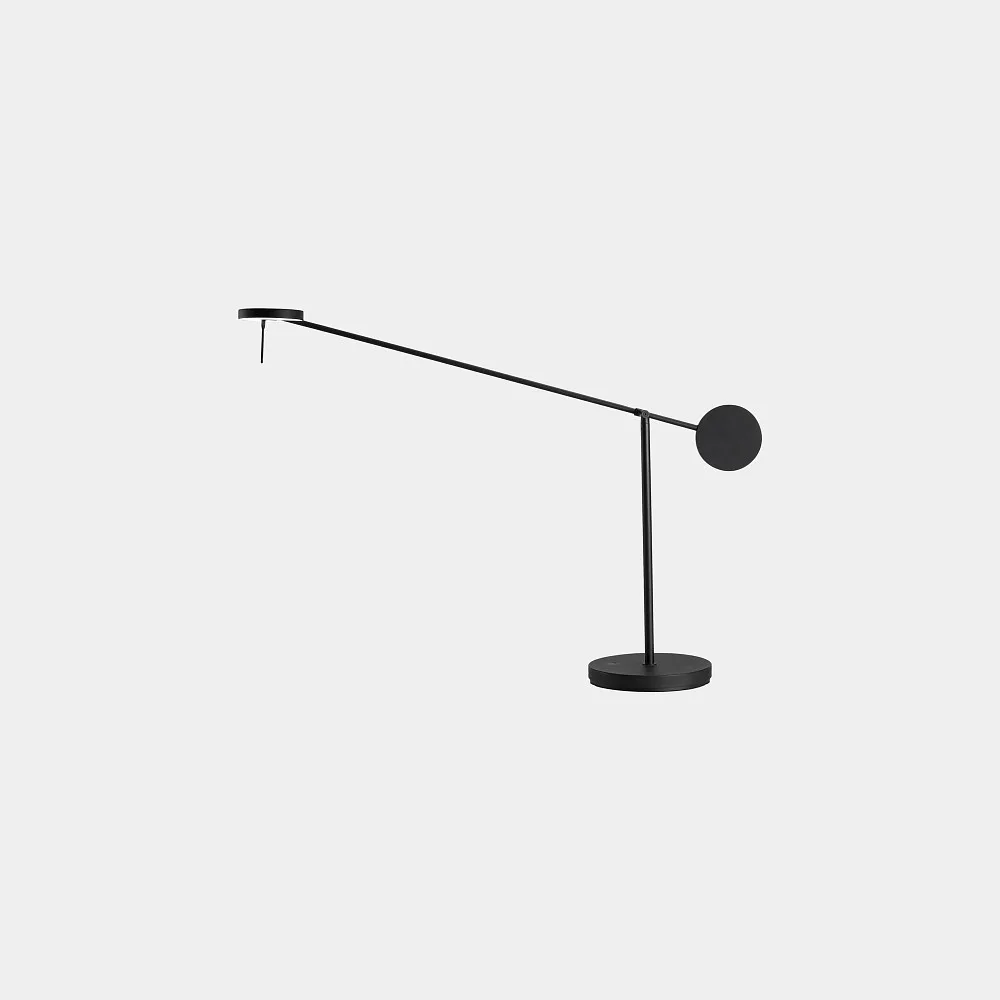 LEDS C4 Lampada da tavolo INVISIBLE LED, nero dimmerabile, 2700 K
