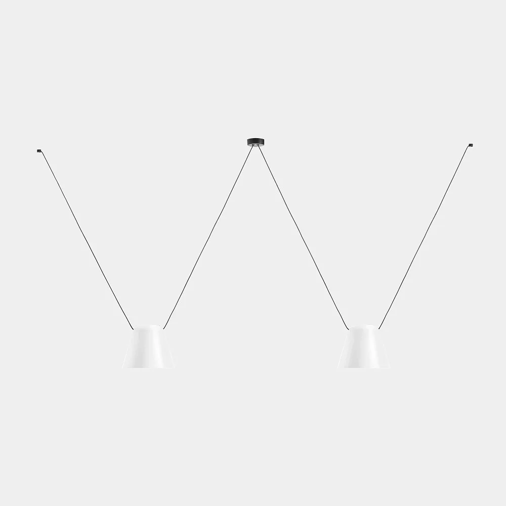 [LEDS-00-8371-05-14] LEDS C4 Suspension ATTIC 2 2 lumières, conique E27 IP20 (LEDS-00-8371-05-14)