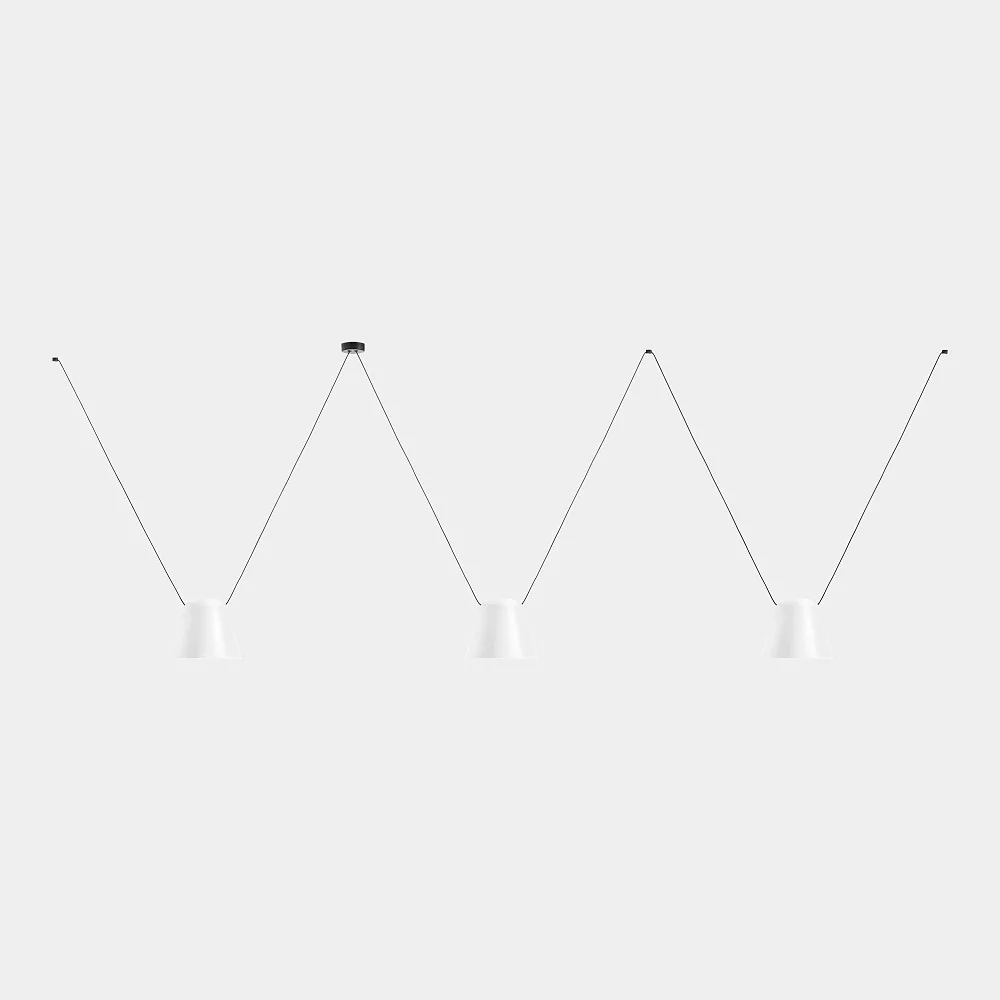 LEDS C4 Lampada a sospensione ATTIC 3 3 luci, conica E27 IP20 (LEDS-00-8379-05-14)