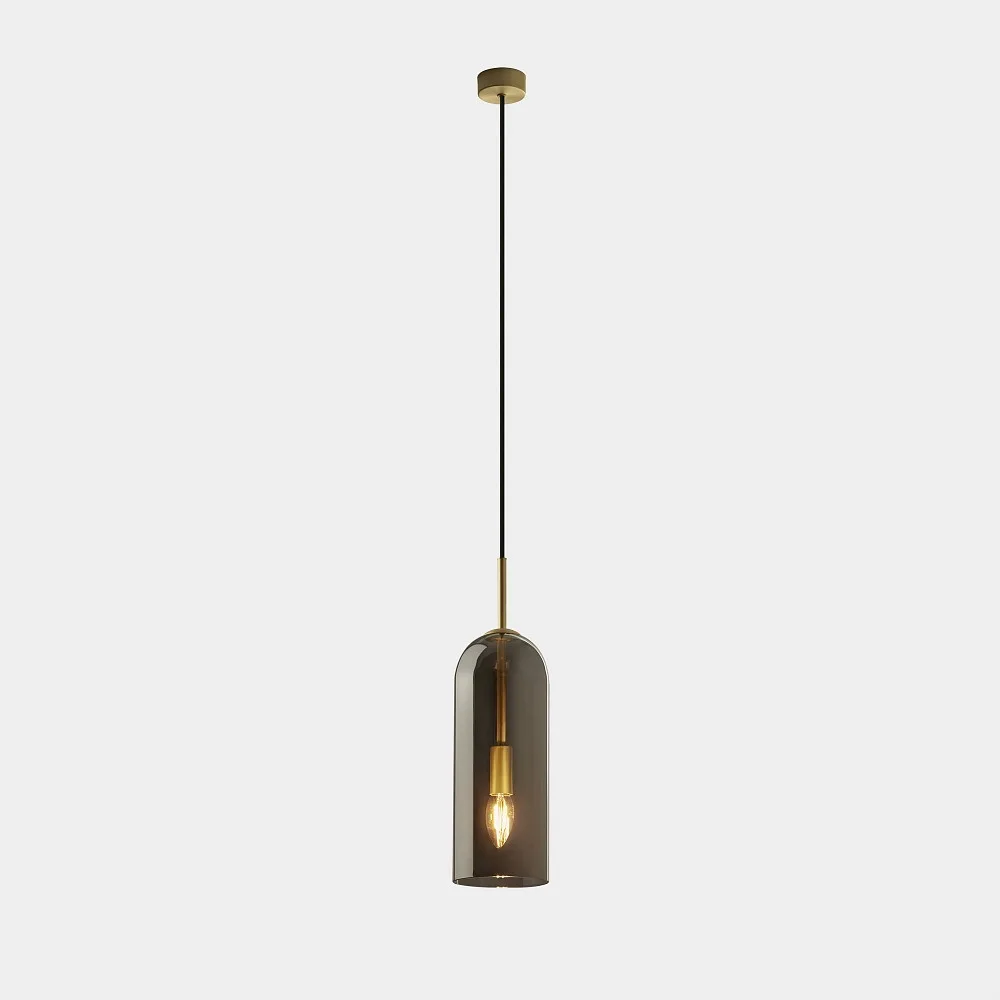 LEDS C4 Lampada a sospensione GLAM E14 IP20, oro (LEDS-00-8107-DN-12)