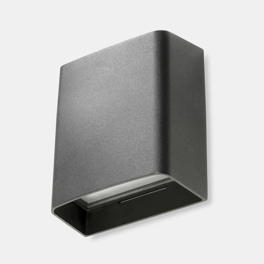 LEDS C4 Applique et plafonnier CLOUS 160MM DOUBLE EMISSION up / down, carré, commutable IP66, anthracite