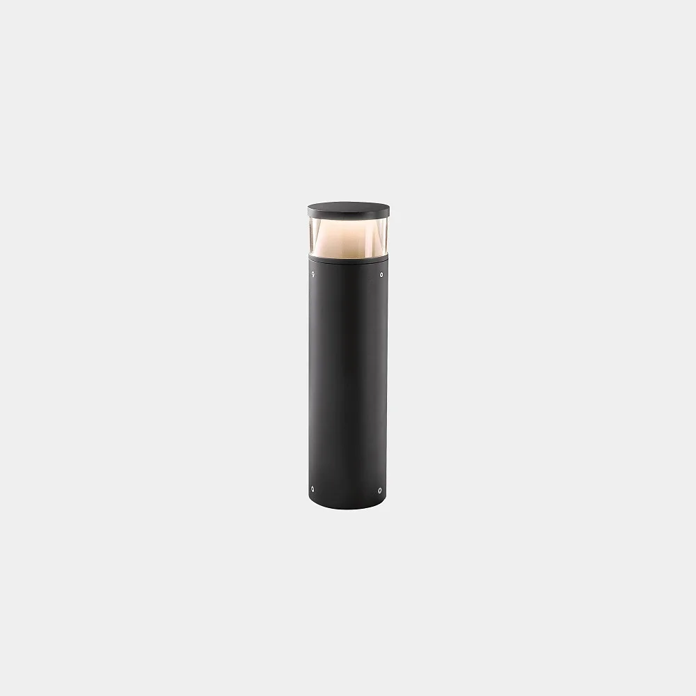 LEDS C4 Applique de socle DAN cylindrique, court, CCT Switch, orientable IP66, anthracite