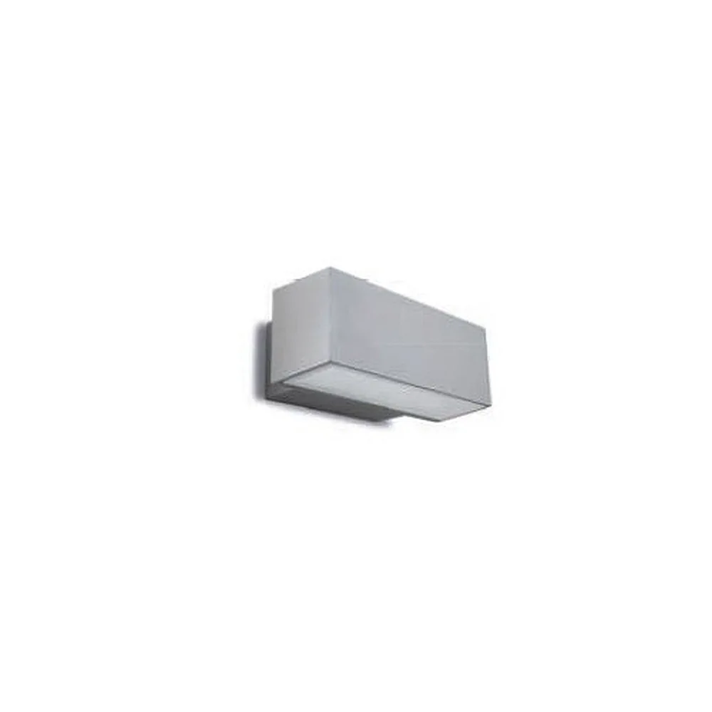 LEDS C4 Applique murale AFRODITA LED up / down, commutable IP66, gris