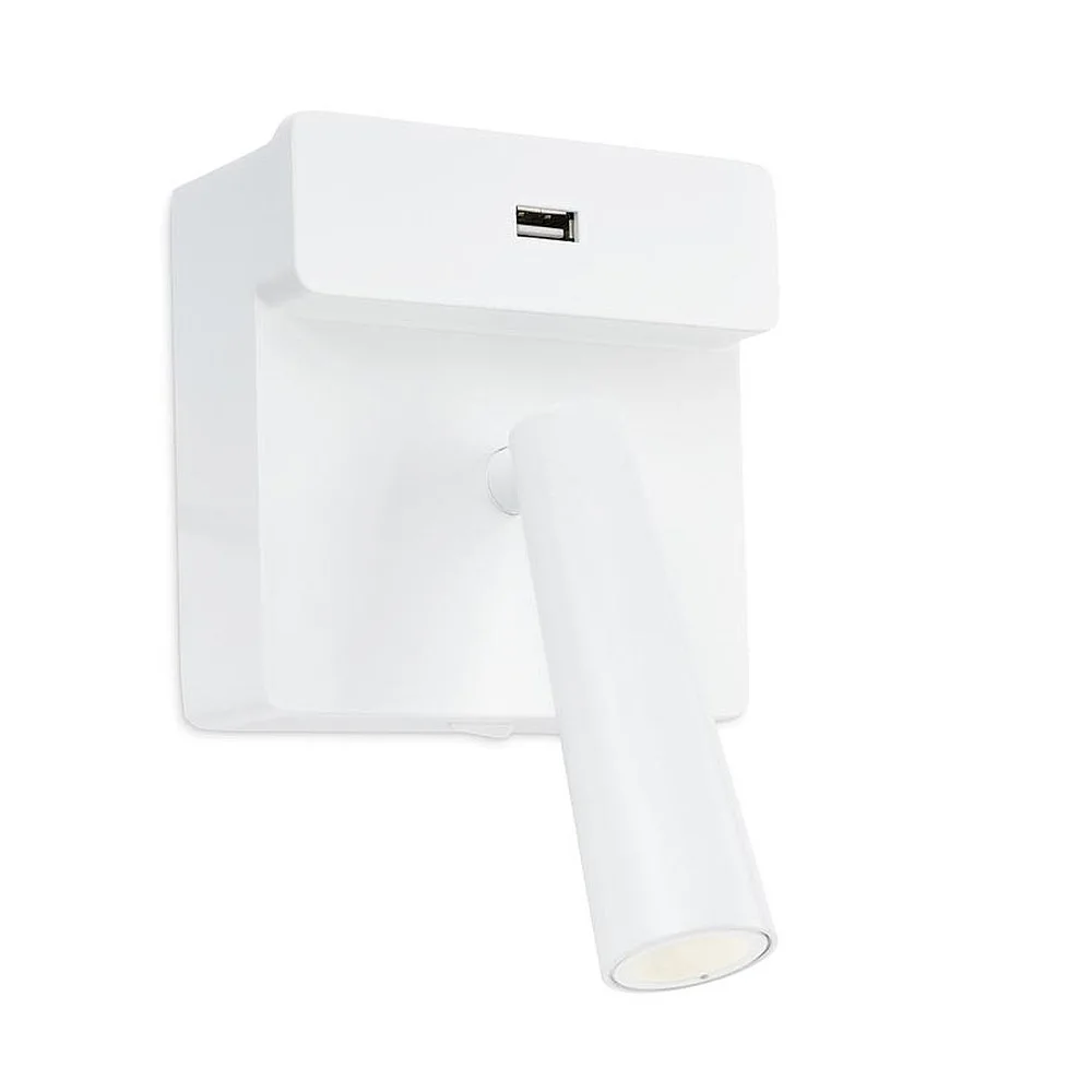 LEDS C4 Applique GAMMA LED orientabile, con connessione USB (LEDS-05-6424-14-14)