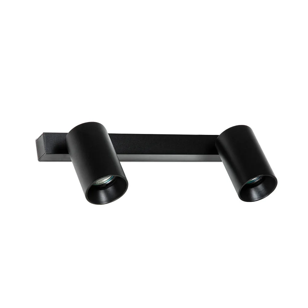 [FAR-43743] FARO BARCELONA Wall and ceiling luminaire STAN 2 flames GU10 IP20 (black matt)