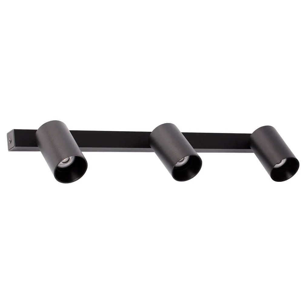 [FAR-43745] FARO BARCELONA Wall and ceiling luminaire STAN 3 flames GU10 IP20 (black matt)