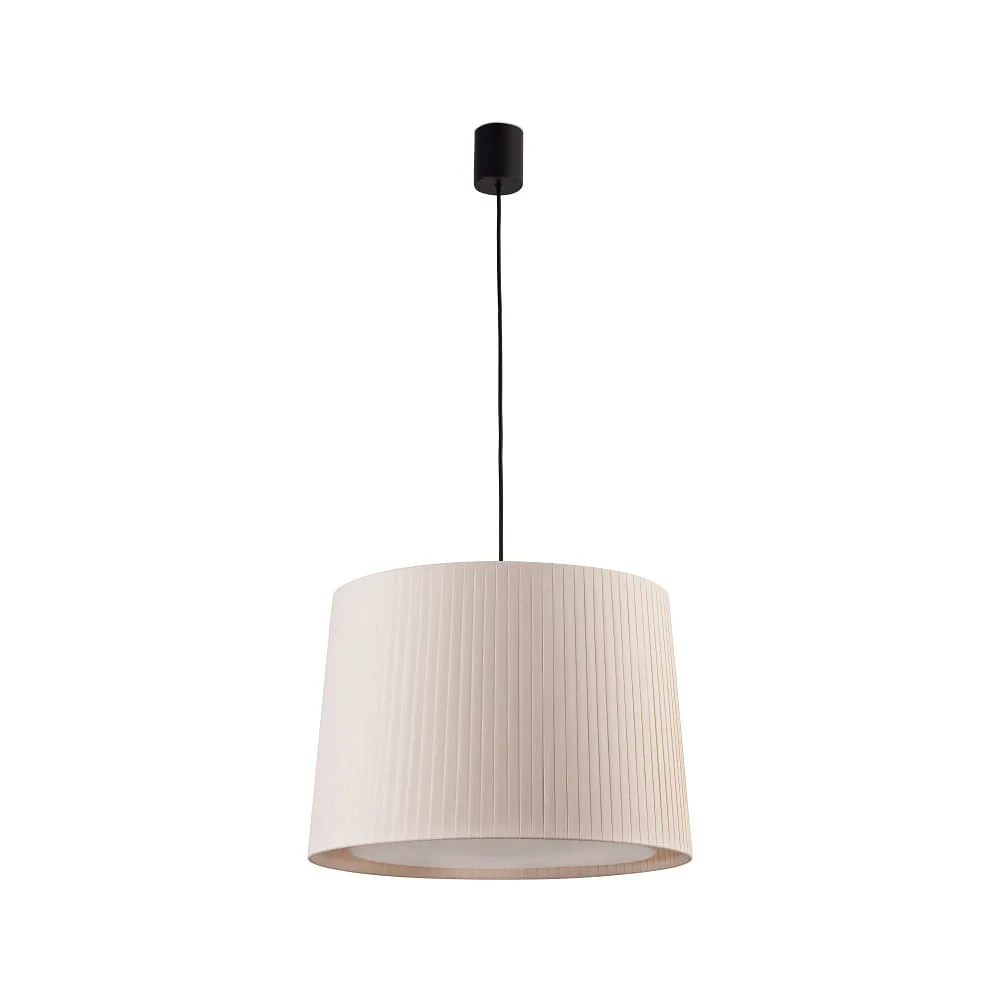 [FAR-64315-44] FARO BARCELONA Suspension SAMBA E27 IP20, L∕ B∕ T: 50∕ 50∕ 50 cm (beige noir mat)