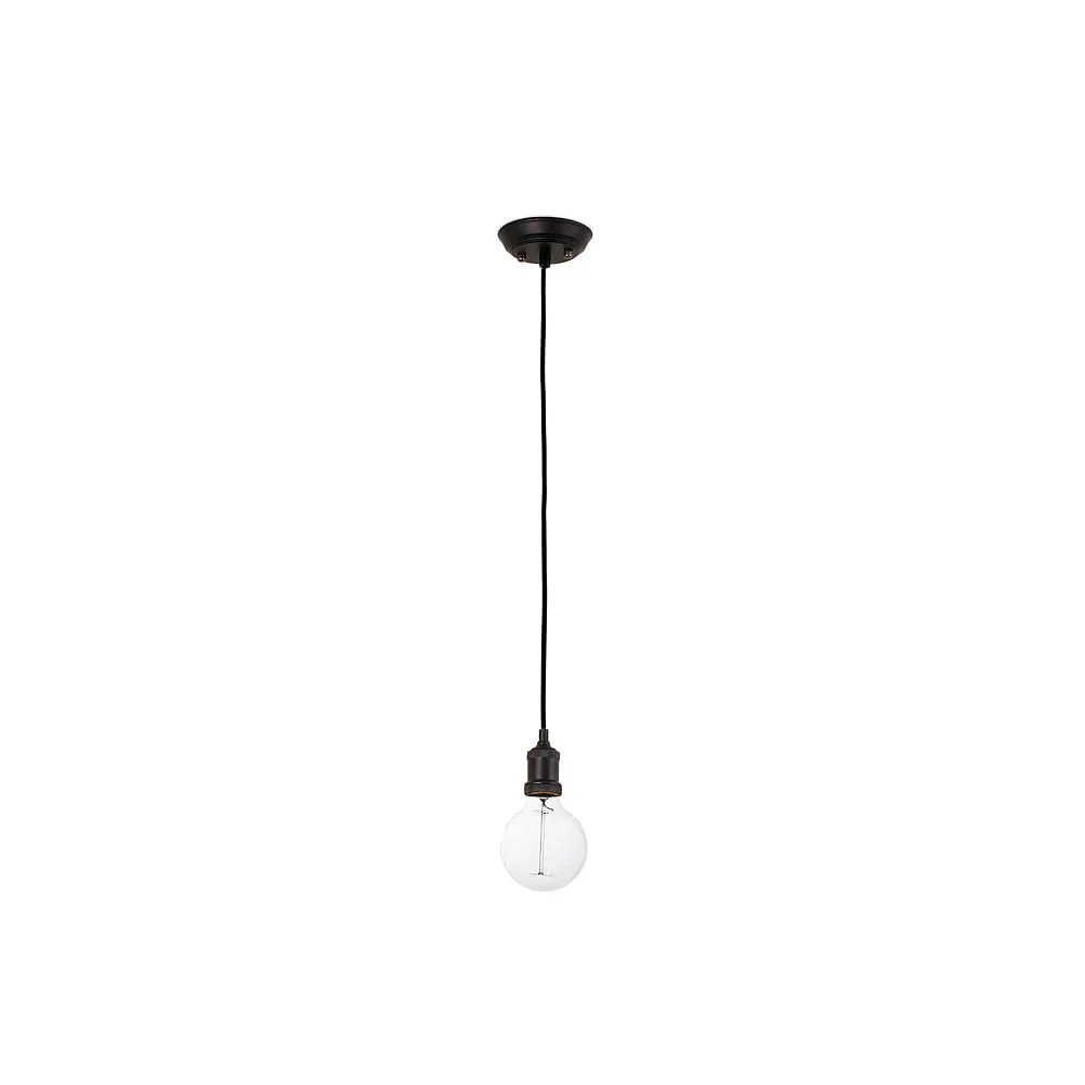 [FAR-65134] FARO BARCELONA Lampada a sospensione ART 1 fiamma E27 IP20 (nero)