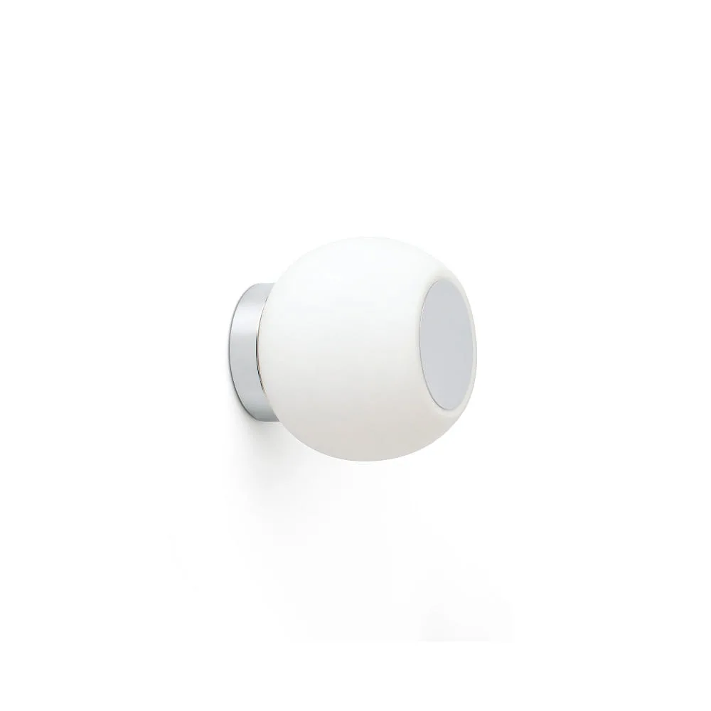 FARO BARCELONA Wall and ceiling luminaire MOY LED IP44 , satined – chrome