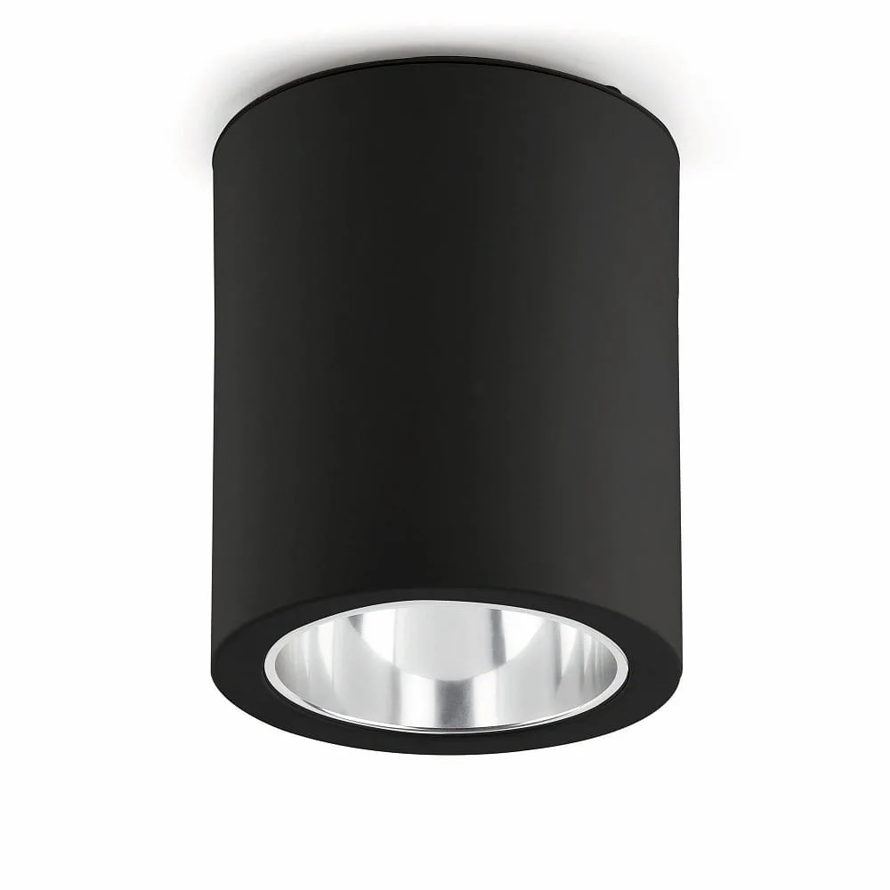 FARO BARCELONA Deckenaufbauleuchte POTE E27 IP20 – schwarz matt