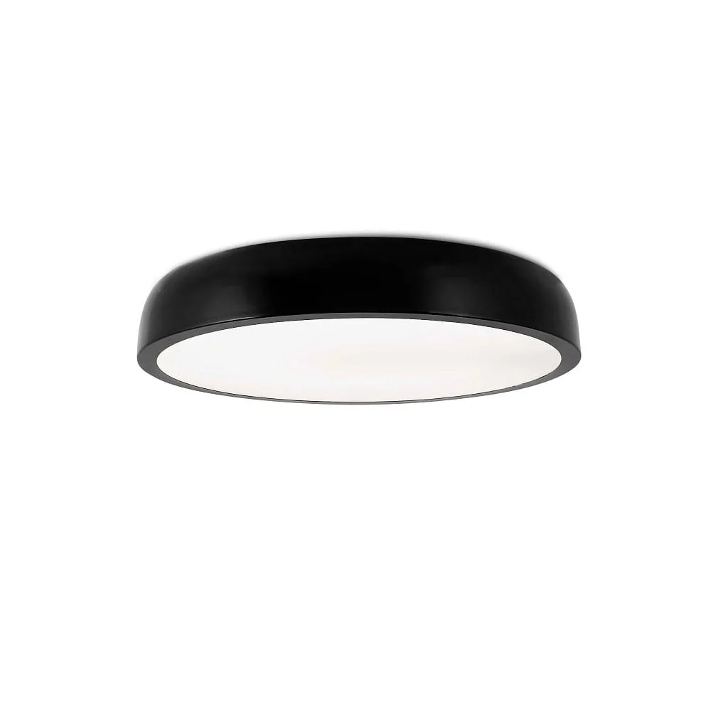 FARO BARCELONA Plafoniera COCOTTE LED IP20, bianco – nero lucido