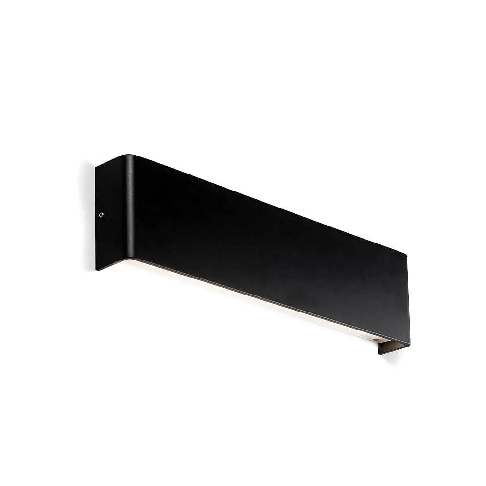 FARO BARCELONA Wall luminaire NASH LED IP20, 16 W – black matt