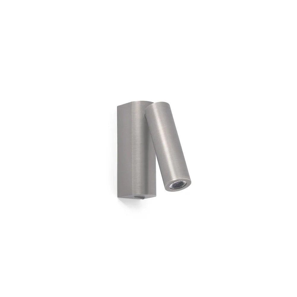 FARO BARCELONA Applique ROB LED IP20 – nichel satinato