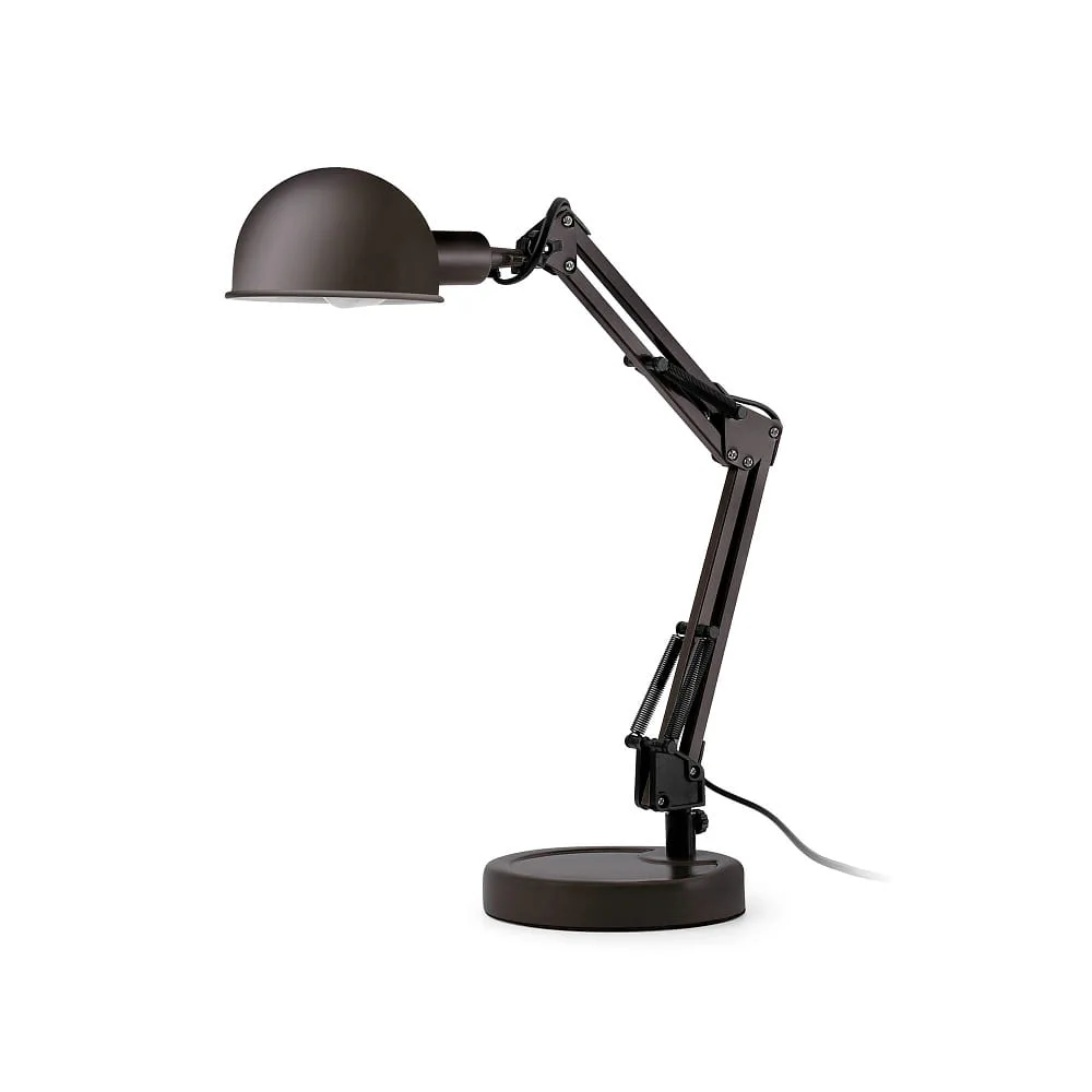FARO BARCELONA Lampe à poser BAOBAB inclinable E14 IP20 – noir mat