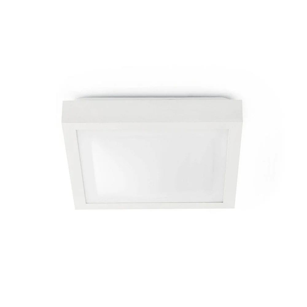 FARO BARCELONA Luminaire de salle de bains TOLA E27 IP44 – blanc mat