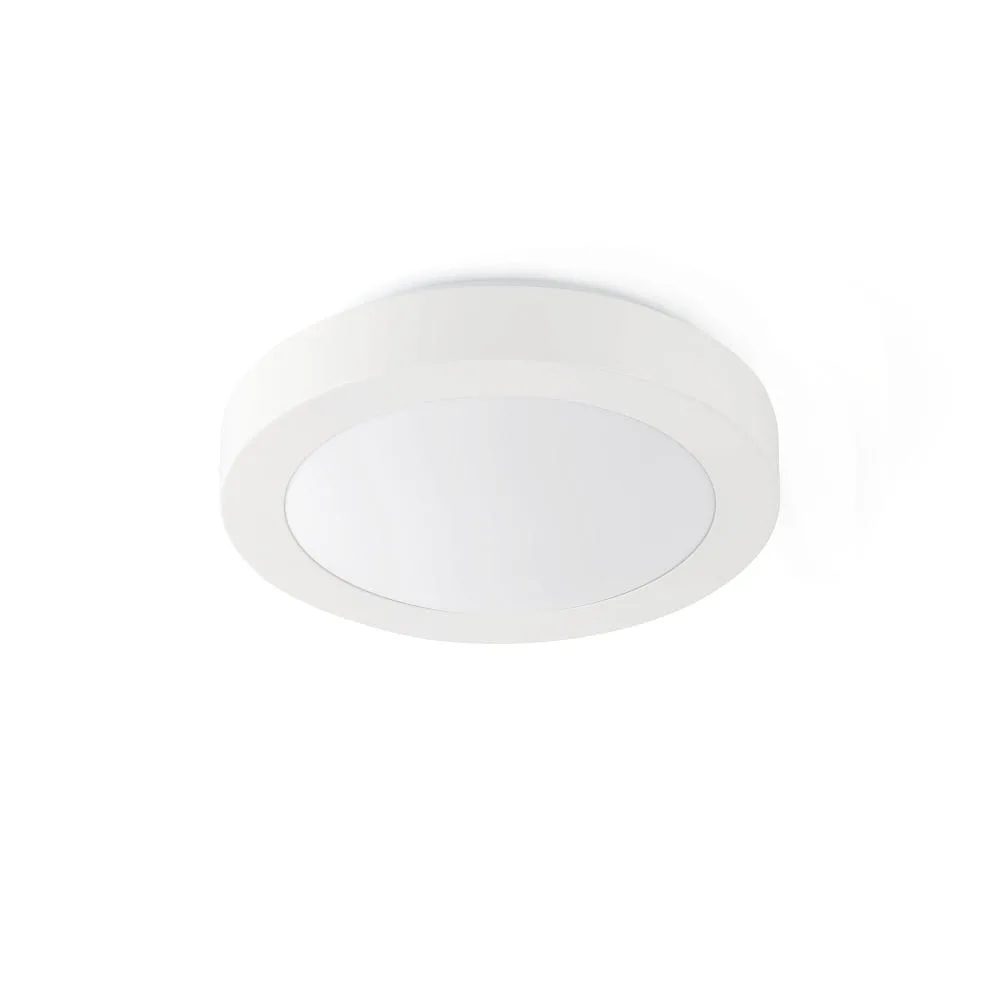 FARO BARCELONA Luminaire de salle de bains LOGOS 2 lampes E27 IP44 – blanc mat