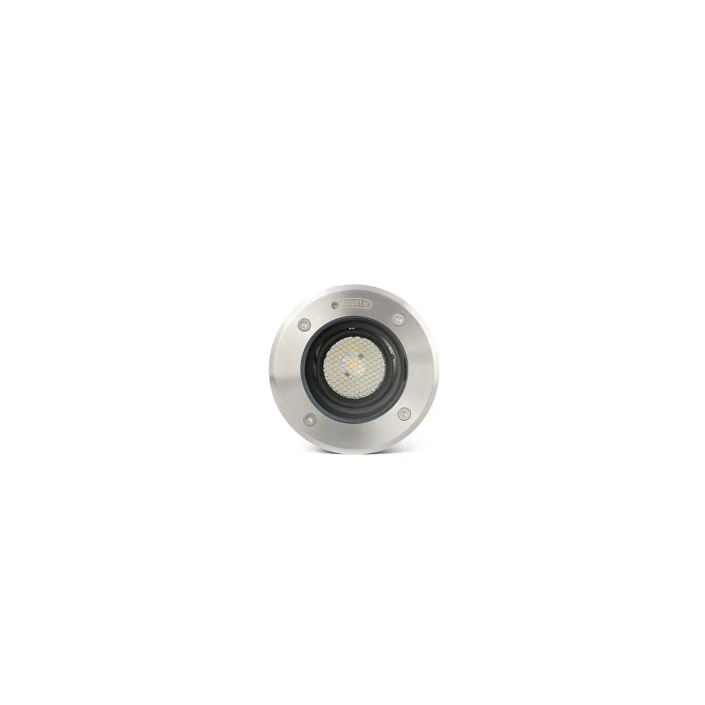 [FAR-70303] FARO BARCELONA Incasso da terra GEISER 130 / 38° tondo, orientabile, carrabile IP67, acciaio inox, satinato