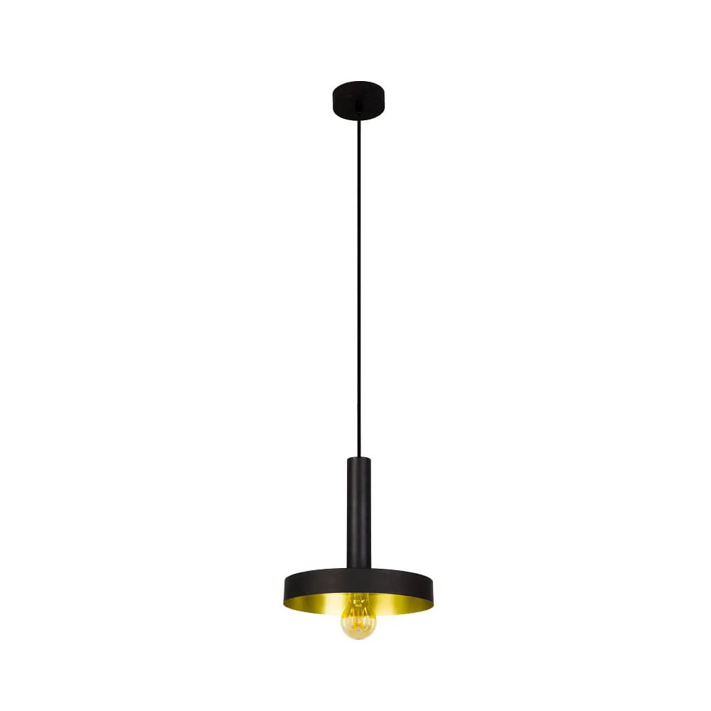 [FAR-20160] FARO BARCELONA Lampada a sospensione WHIZZ E27 IP20, oro, nero (FAR-20160)