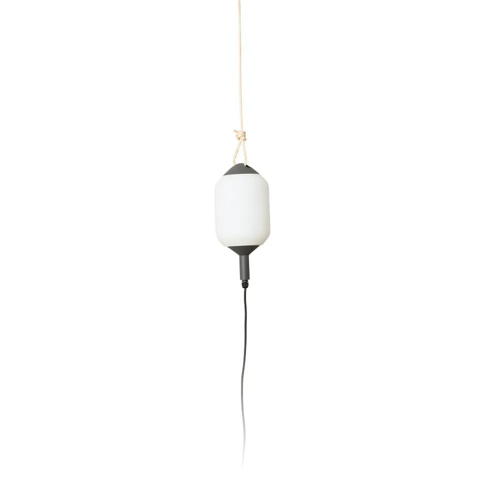 [FAR-71584-03] FARO BARCELONA Lampada a sospensione SAIGON OUT E27 IP44, grigio scuro (FAR-71584-03)