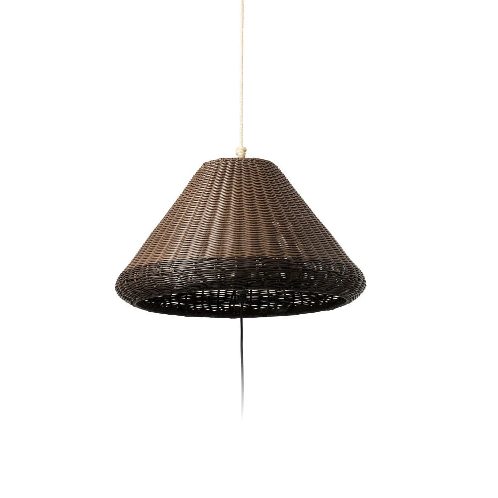[FAR-71584-07] FARO BARCELONA Pendant luminaire SAIGON OUT E27 IP44, dark grey (FAR-71584-07)
