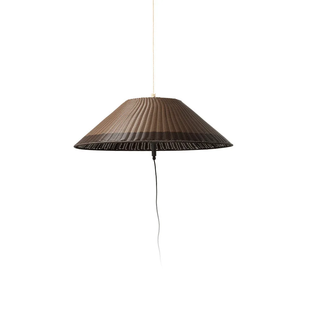 [FAR-71584-08] FARO BARCELONA Suspension SAIGON OUT E27 IP44, gris foncé (FAR-71584-08)