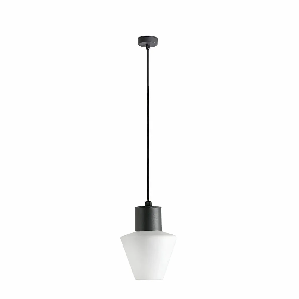 [FAR-74427C-02] FARO BARCELONA Lampada a sospensione MISTU E27 IP44, grigio scuro