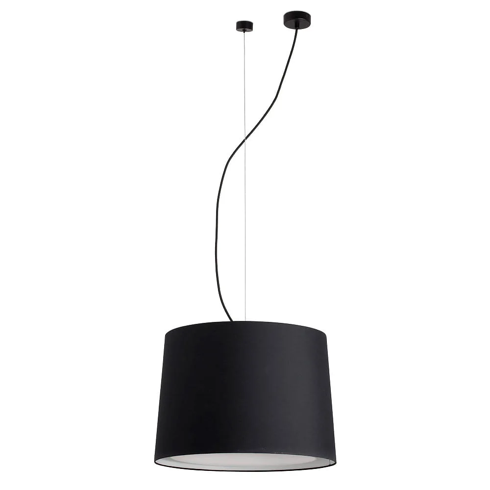 FARO BARCELONA Pendelleuchte CONGA E27 IP20, schwarz matt, L∕ B∕ H∕ T: 50∕ 50∕ 185,3∕ 50 cm