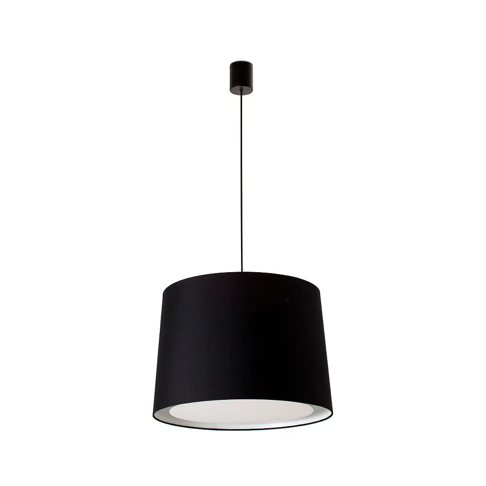 FARO BARCELONA Suspension CONGA E27 IP20, noir mat, L∕ B∕ T: 50∕ 50∕ 50 cm