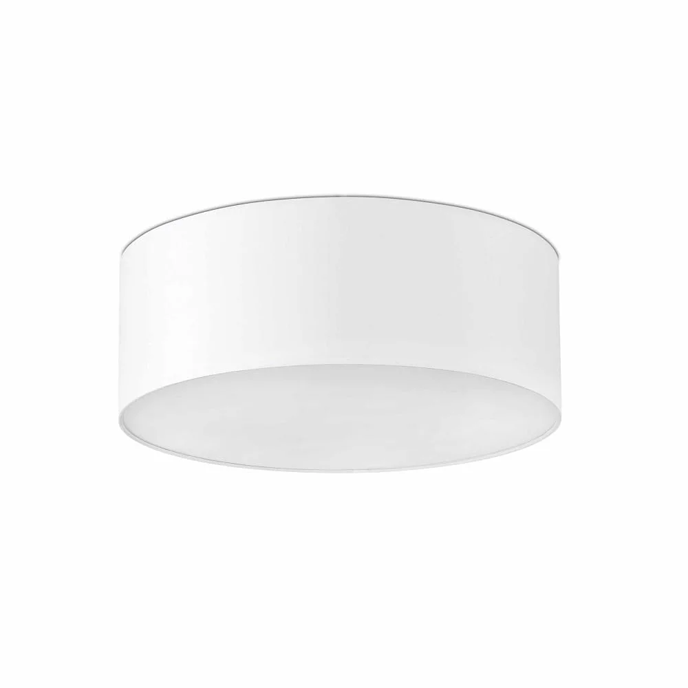FARO BARCELONA Plafoniera SEVEN 3 fiamme E27 IP20, bianco opaco