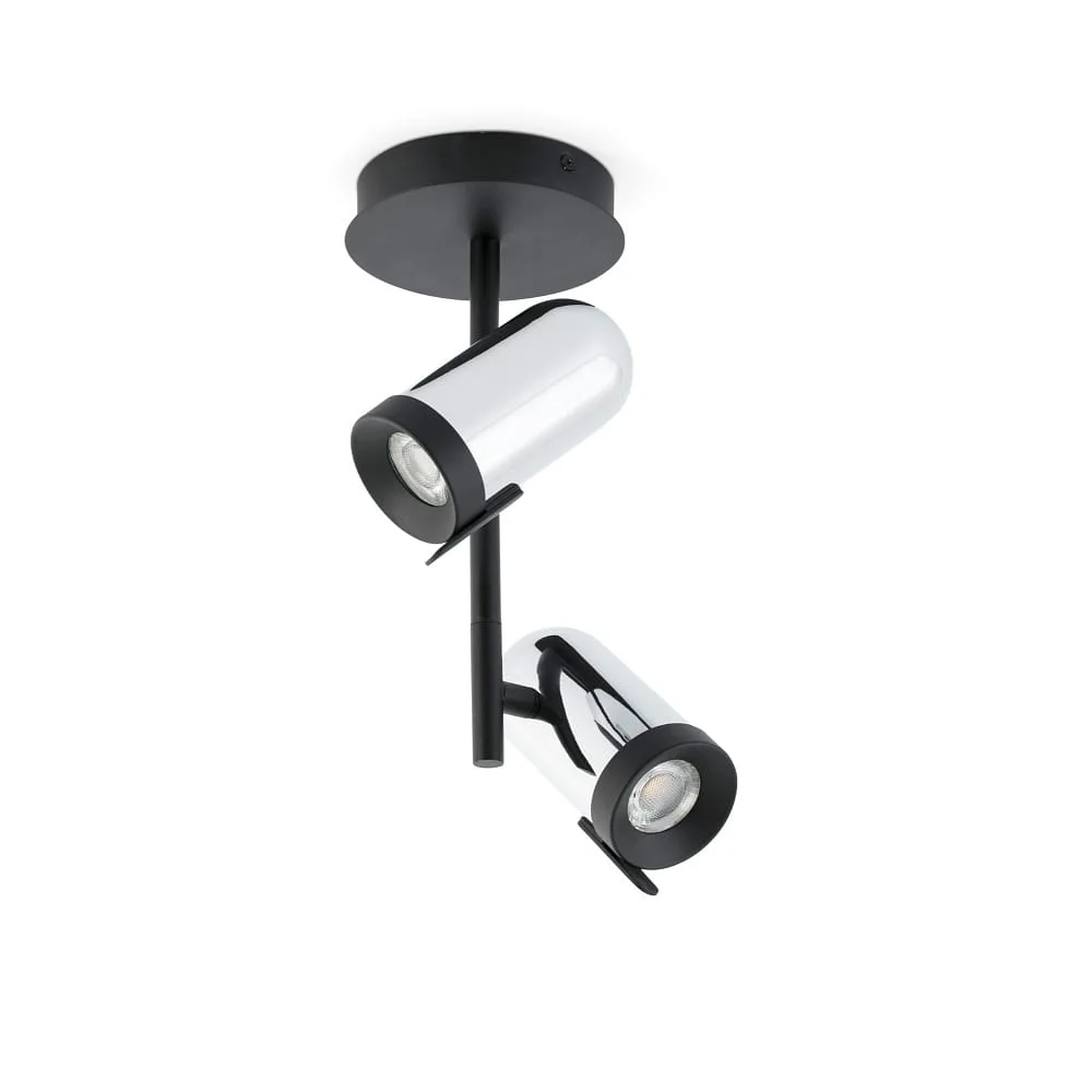 [FAR-43534] FARO BARCELONA Ceiling luminaire ORLEANS 2 flames GU10 IP20, chrome