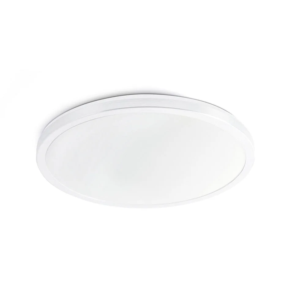 [FAR-63404] FARO BARCELONA Applique e plafoniera FORO LED IP44, bianco opaco