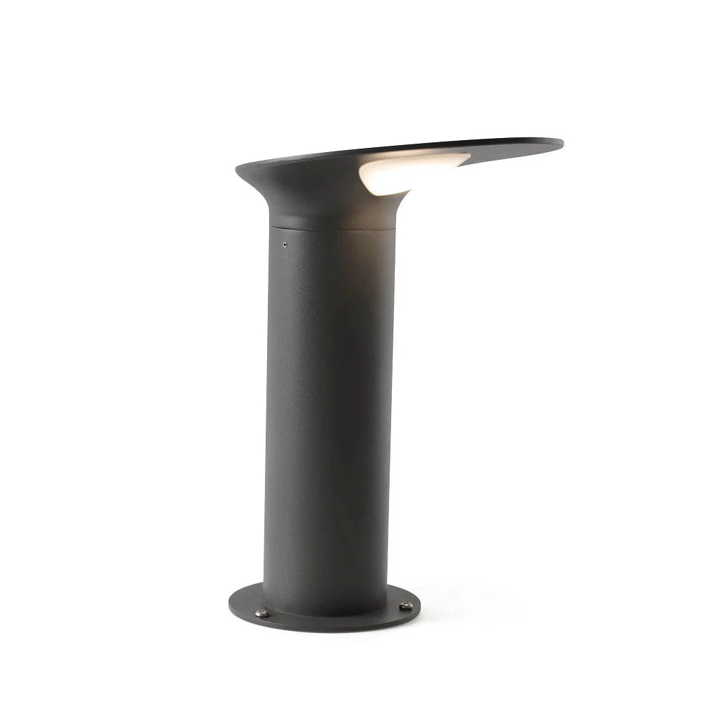 [FAR-71224] FARO BARCELONA Paletto da giardino LOTUS 350 resistente agli urti, commutabile LED IP65, grigio scuro