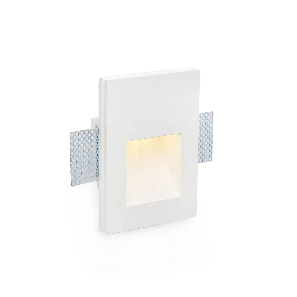 FARO BARCELONA Incasso a parete PLAS LED IP20, bianco opaco, L∕ W∕ H∕ D: 10/5/14.5/5 cm