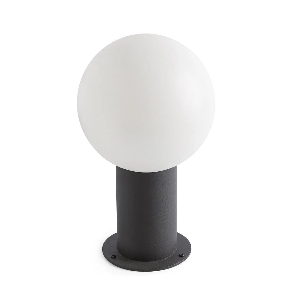 [FAR-74433S-01] FARO BARCELONA Lampada da esterno MOON 300 E27 IP44, grigio scuro, opalino