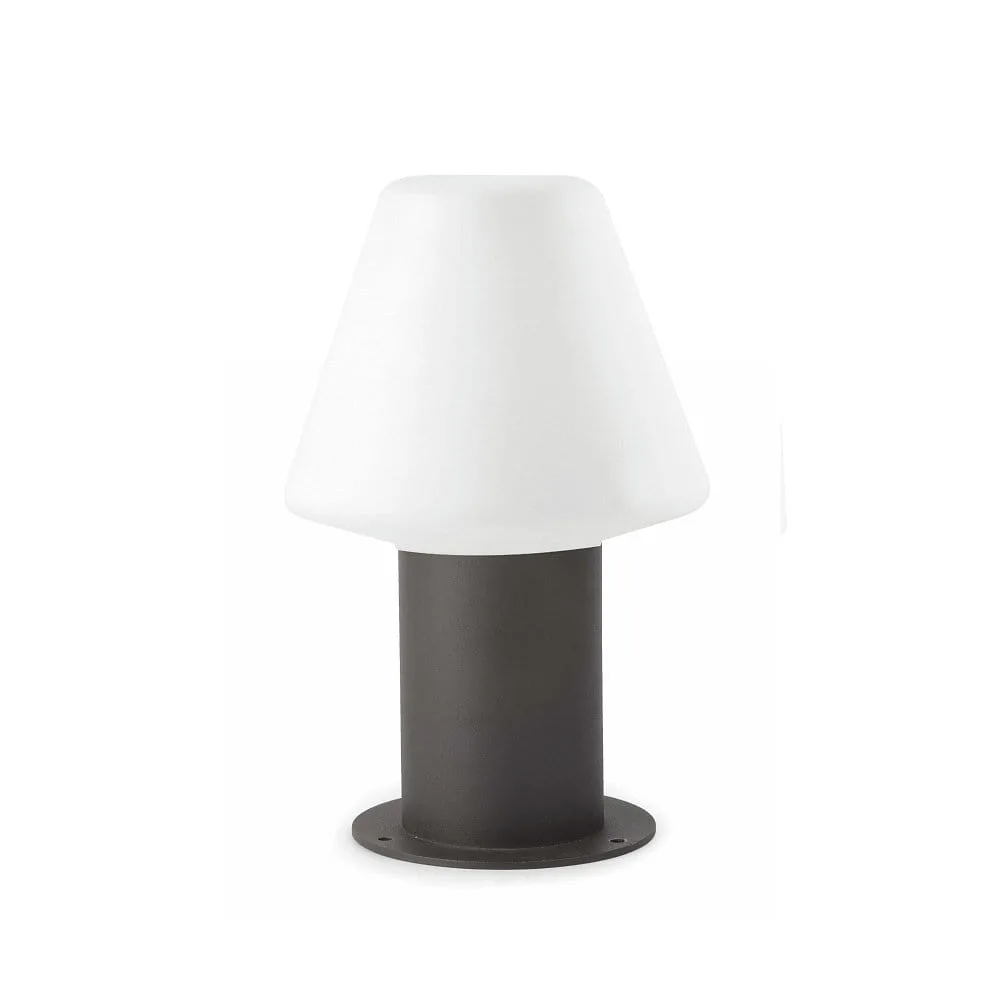 [FAR-74433S-02] FARO BARCELONA Lampada da esterno MISTU 310 E27 IP44, grigio scuro, opalino