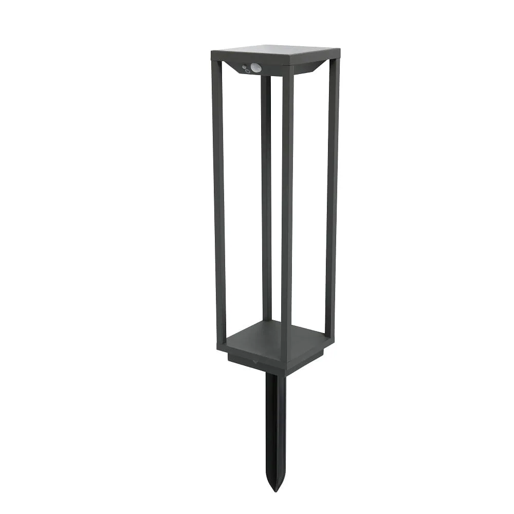 FARO BARCELONA Lampada da terra SAURA LED IP54, grigio scuro