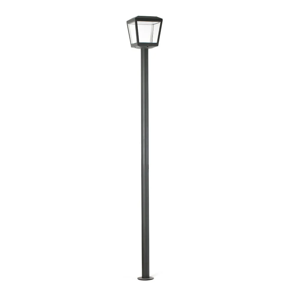 FARO BARCELONA Stehleuchte PLAZA LED IP54, dunkelgrau
