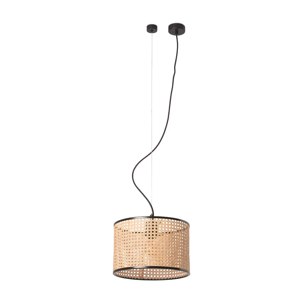 FARO BARCELONA Pendelleuchte MAMBO 320 E27 IP20, schwarz matt (FAR-64314-48)