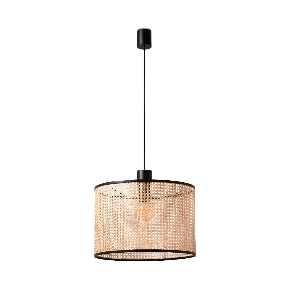 FARO BARCELONA Pendant luminaire MAMBO E27 IP20, black matt (FAR-64315-49)