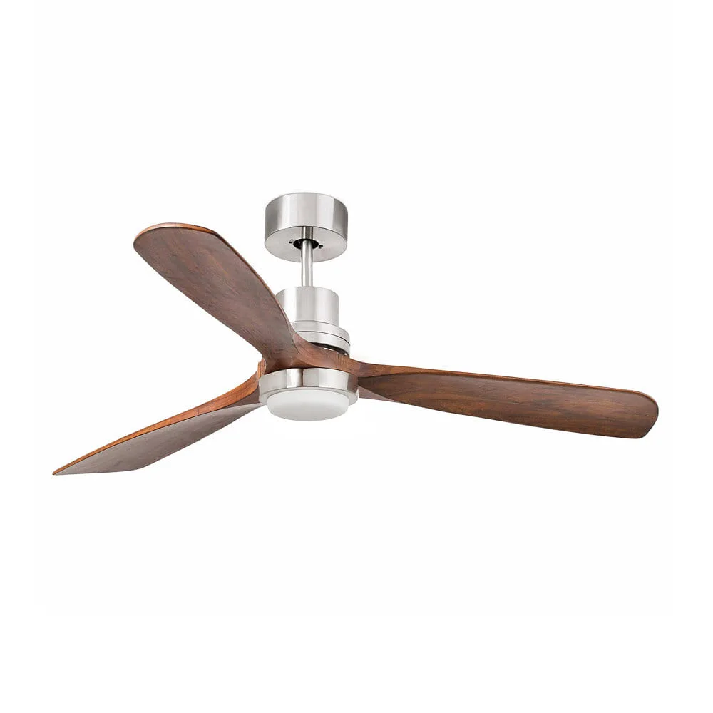 [FAR-33518DC] Faro Ventilateur de plafond LANTAU L avec télécommande IP20 (nickel mat noyer)