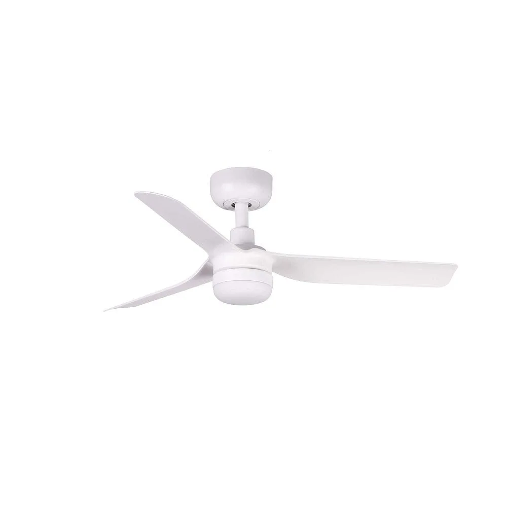 [FAR-338201S] Faro Ventilatore da soffitto MINI PUNT S con telecomando IP20, bianco opaco dimmerabile